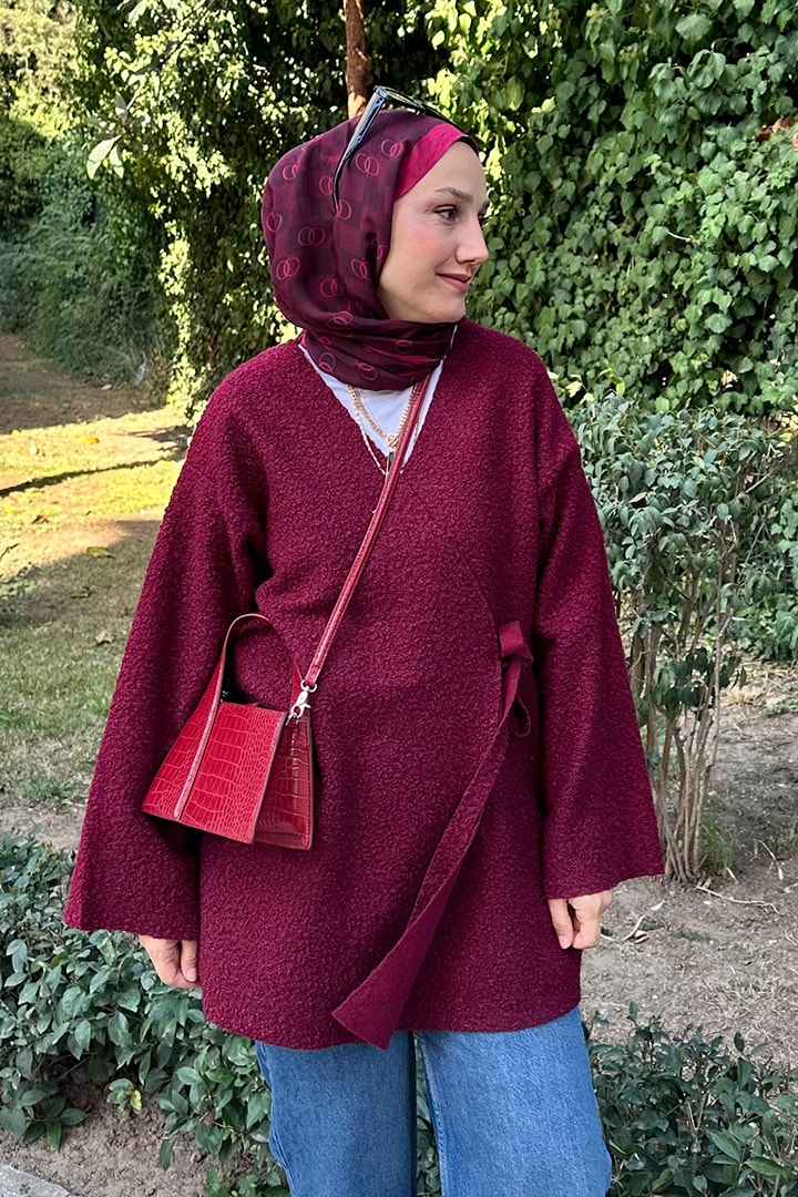 Bel Bağlamalı Buklet Kap