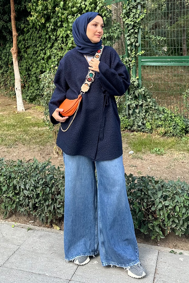 Bol Kesim Kot Pantolon