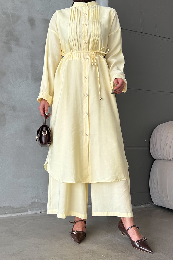 Uzun Tunikli Poplin Takım