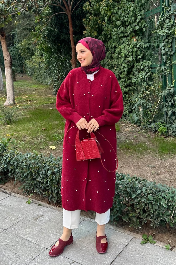 Yumoş Taşlı Hırka