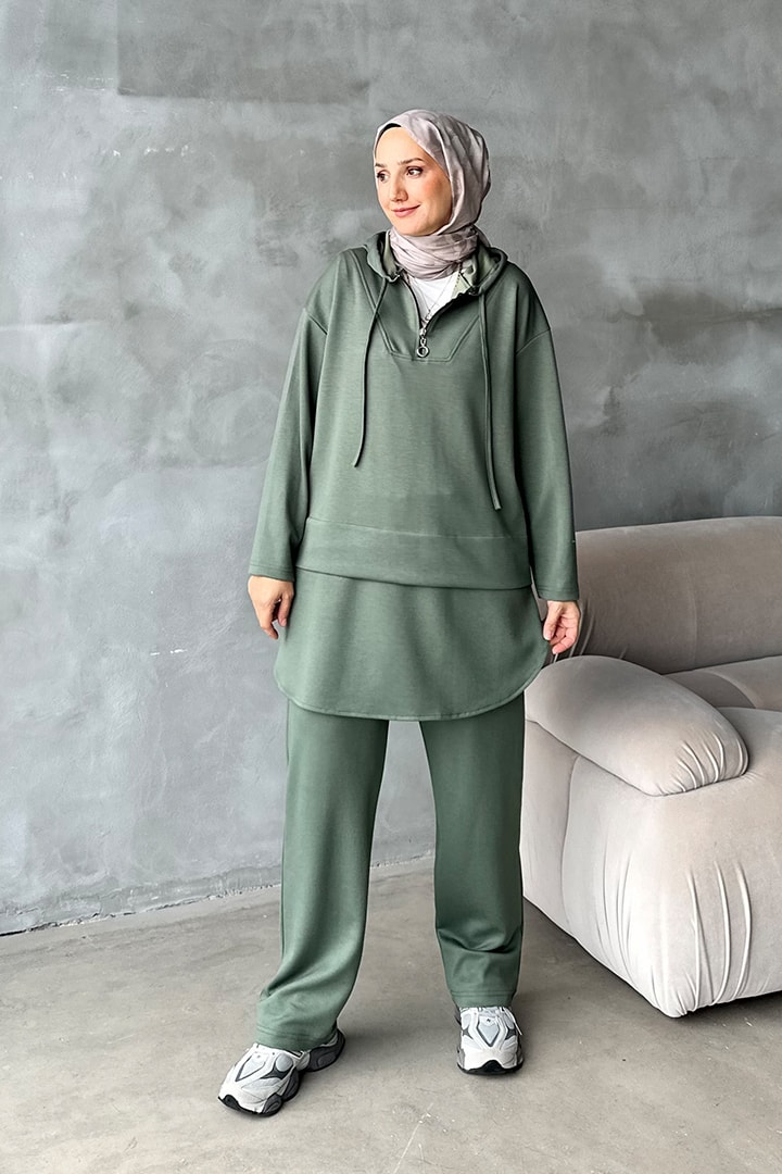 Yarım Fermuarlı Oysho Takım