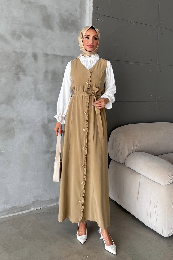 Jile Gömlek Takım - Camel