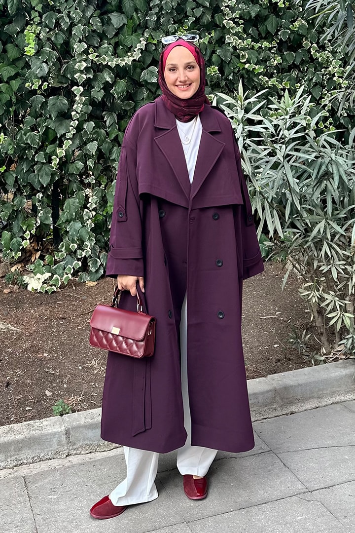 Premium Apoletli Trençkot