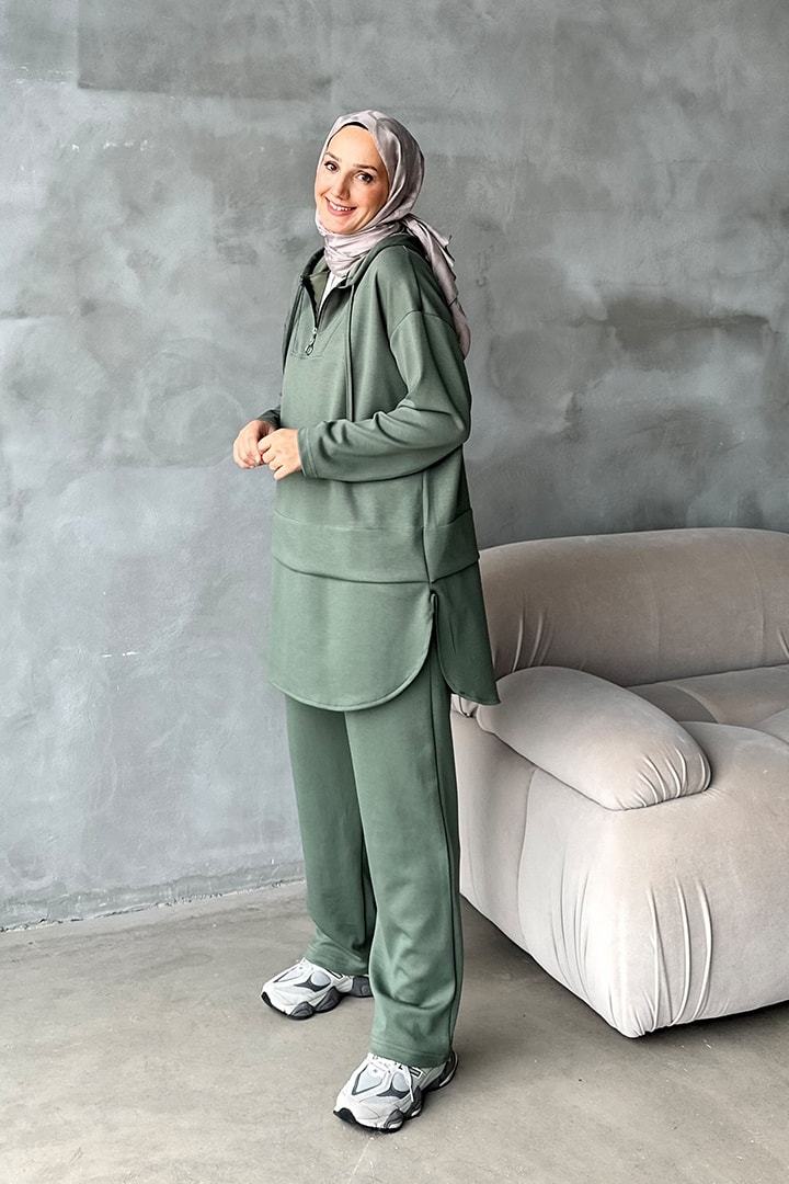 Yarım Fermuarlı Oysho Takım