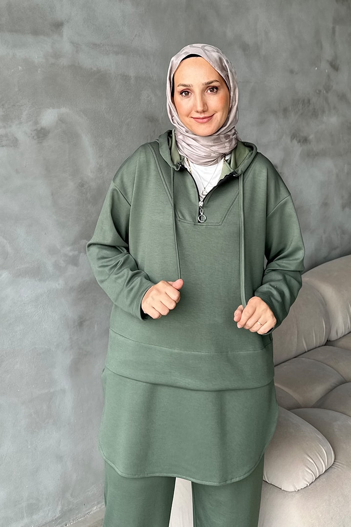 Yarım Fermuarlı Oysho Takım