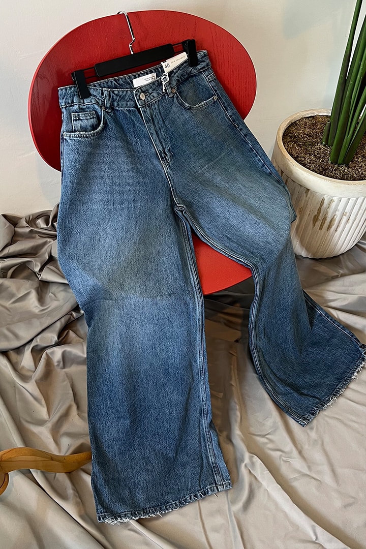 Bol Kesim Kot Pantolon