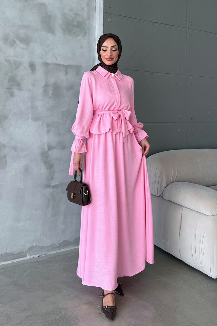 Gizli Düğmeli Etekli Takım