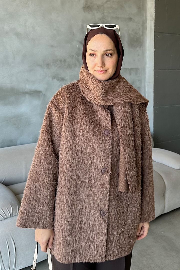 Boucle Atkılı Kısa Kap