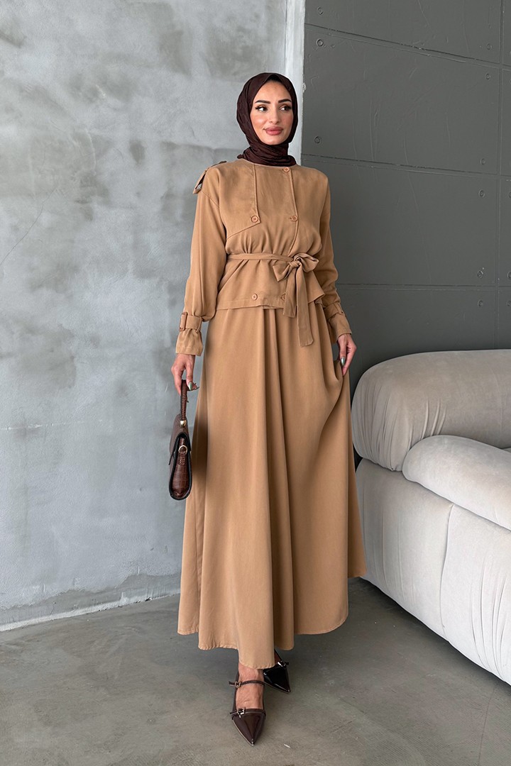 Sophie Soft Etekli Takım - Camel