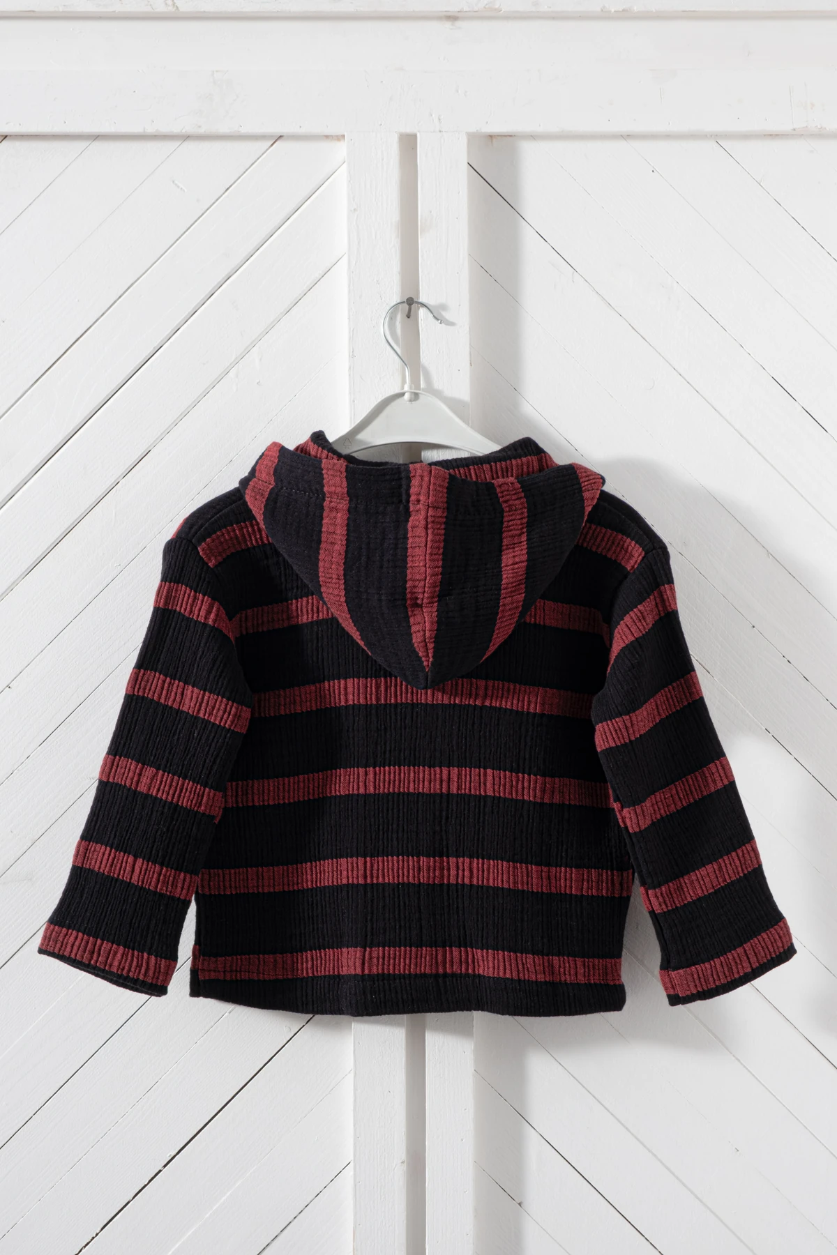 Müslin Çocuk Kapüşonlu Ceket