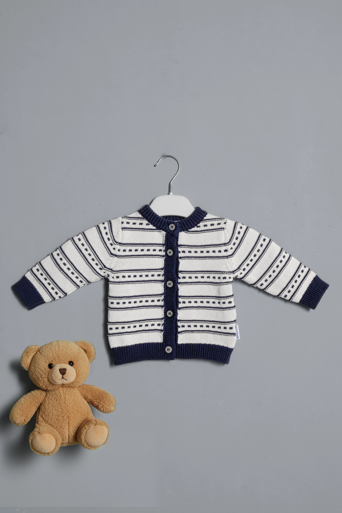 Erkek Lacivert Triko Örme 2'li Takım % 100 Pamuk