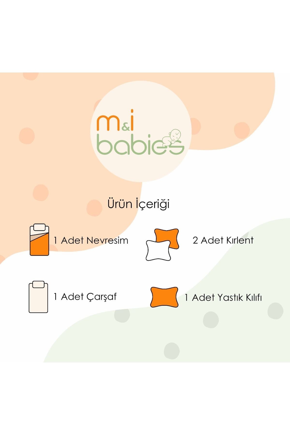 Mibabies; Colorful Day Nevresim Takımı, %100 Pamuk, Nefes Alan Kumaş, Hipoalerjenik