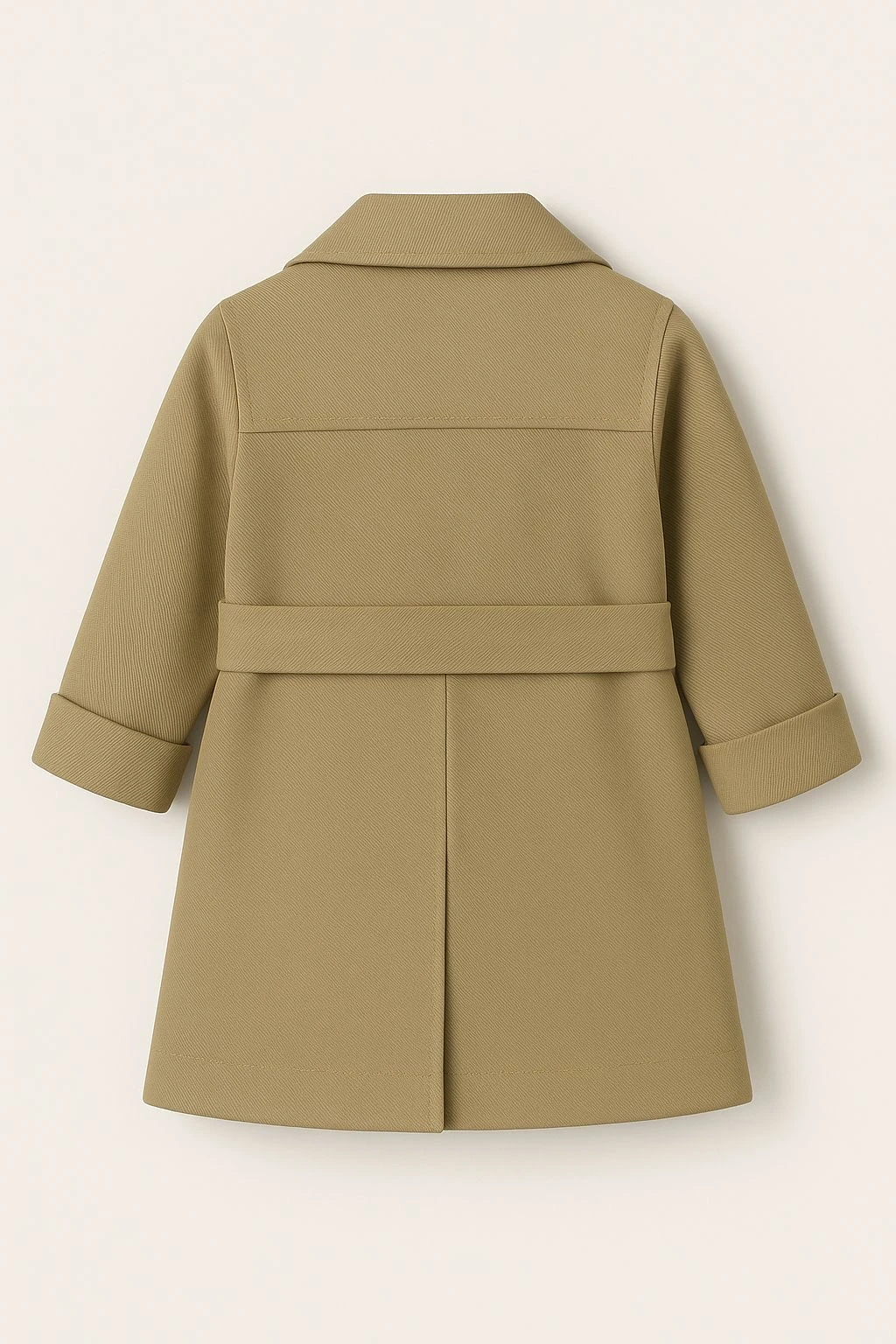 % 100 Pamuk Çocuk Trençkot -3-7 Yaş Günlük & Şık Dış Giyim