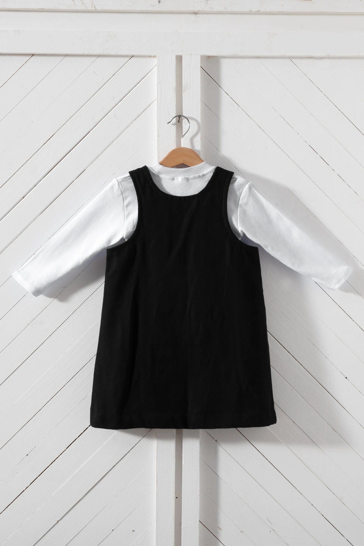 Kız çocuk Salopet Elbise 2'li Takım , % 100 Pamuk