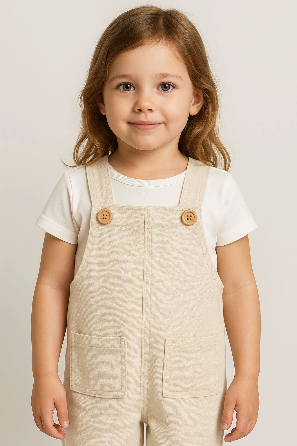 % 100 Pamuk Organik Unisex Salopet Tulum -Rahat Yumuşak Dokulu