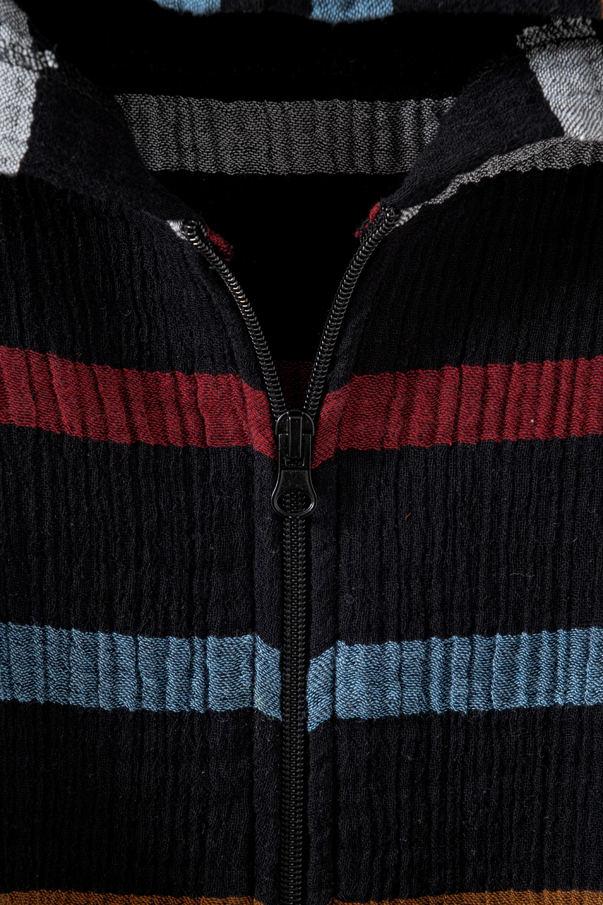 Çocuk Kapüşonlu Müslin Ceket, % 100 Pamuk 