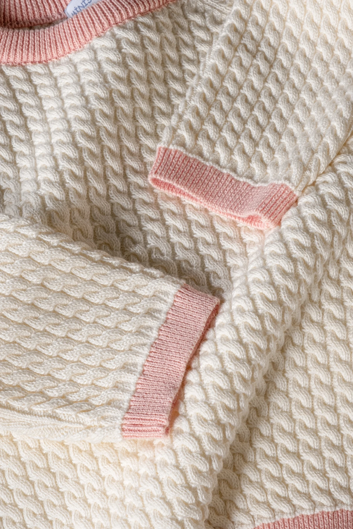 Kız Çocuk Triko Örme Kazak % 100 Pamuk