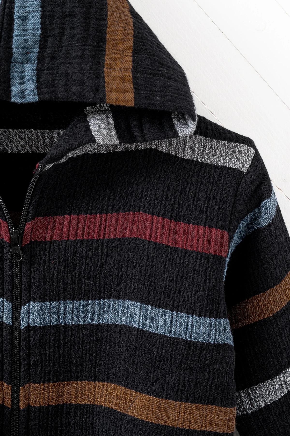 Çocuk Kapüşonlu Müslin Ceket, % 100 Pamuk 