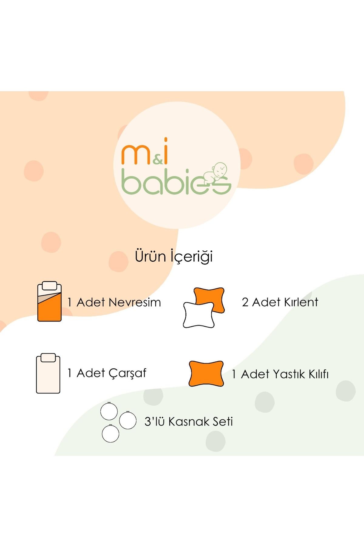 Mibabies; Little Princess, %100 Pamuk Bebek Odası Seti: Nevresim Takımı, Kırlent, Duvar Süsü