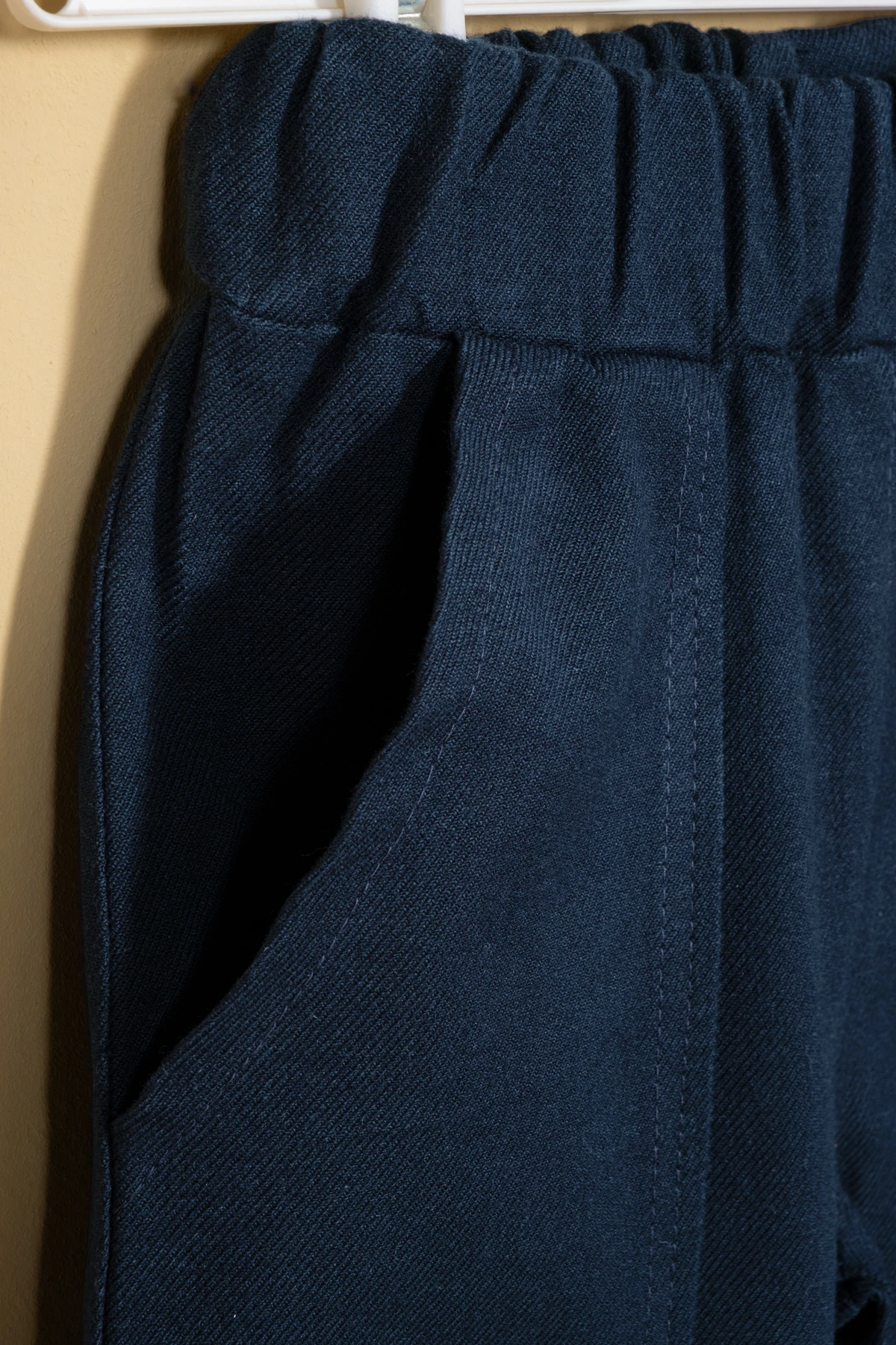 Erkek Lacivert Kargo Cepli Pantolon % 100 Pamuk