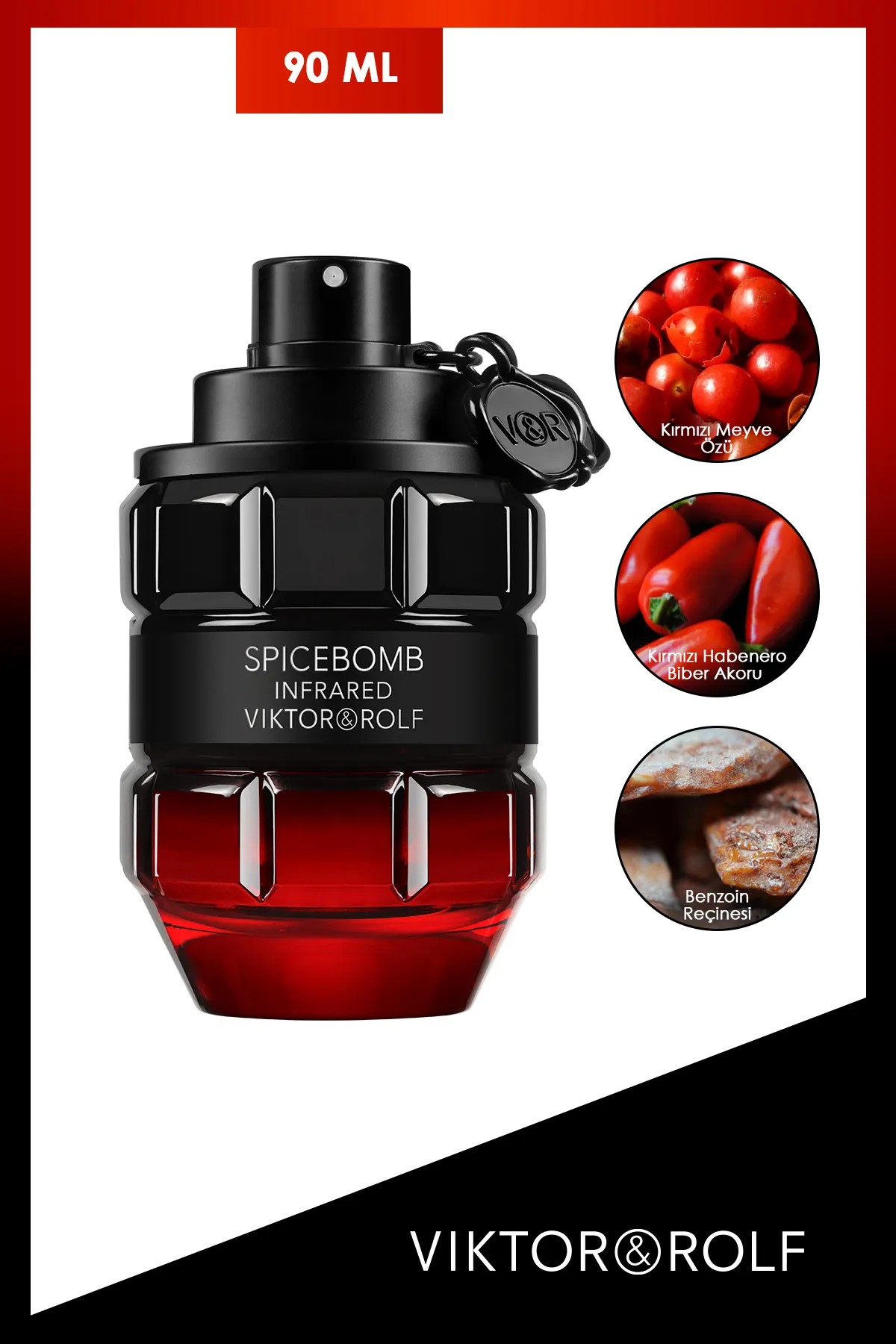 Viktor&Rolf Spicebomb Infrared Pour Homme EDT 90 ML Erkek Parfüm