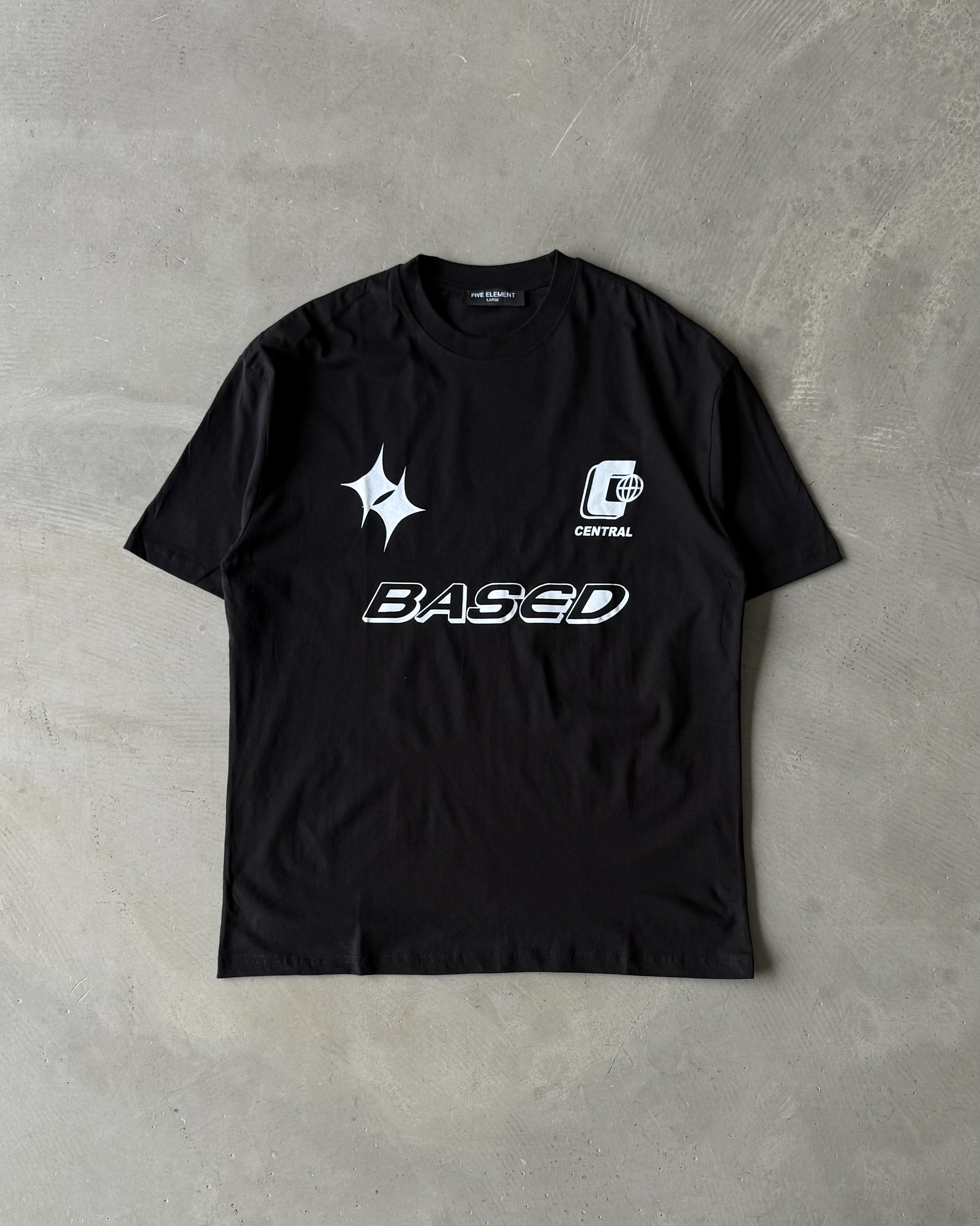 Ön ve Arka Baskılı Kısa Kollu T-Shirt