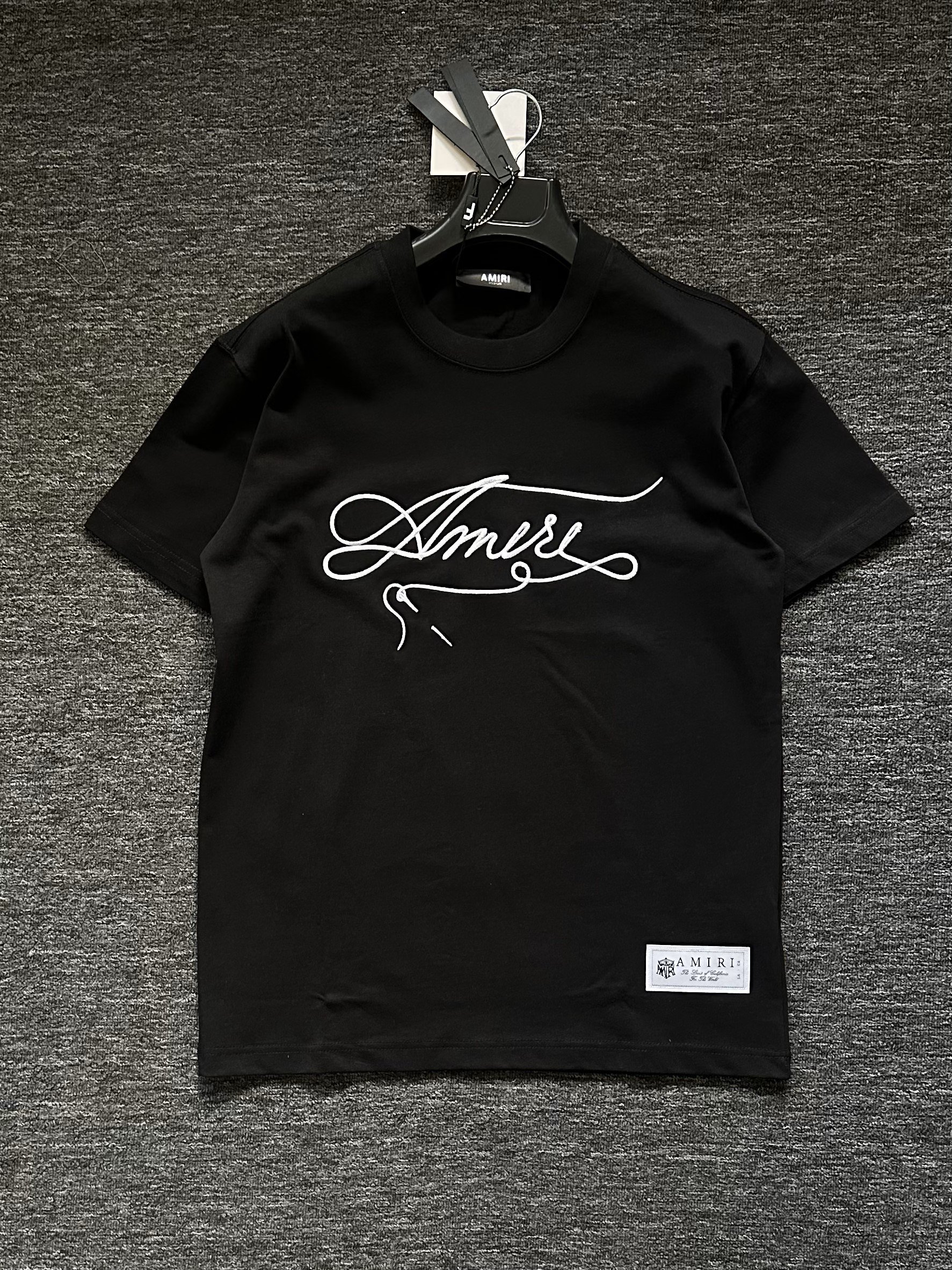 Premium Nakışlı Extra Premium Tee - Siyah