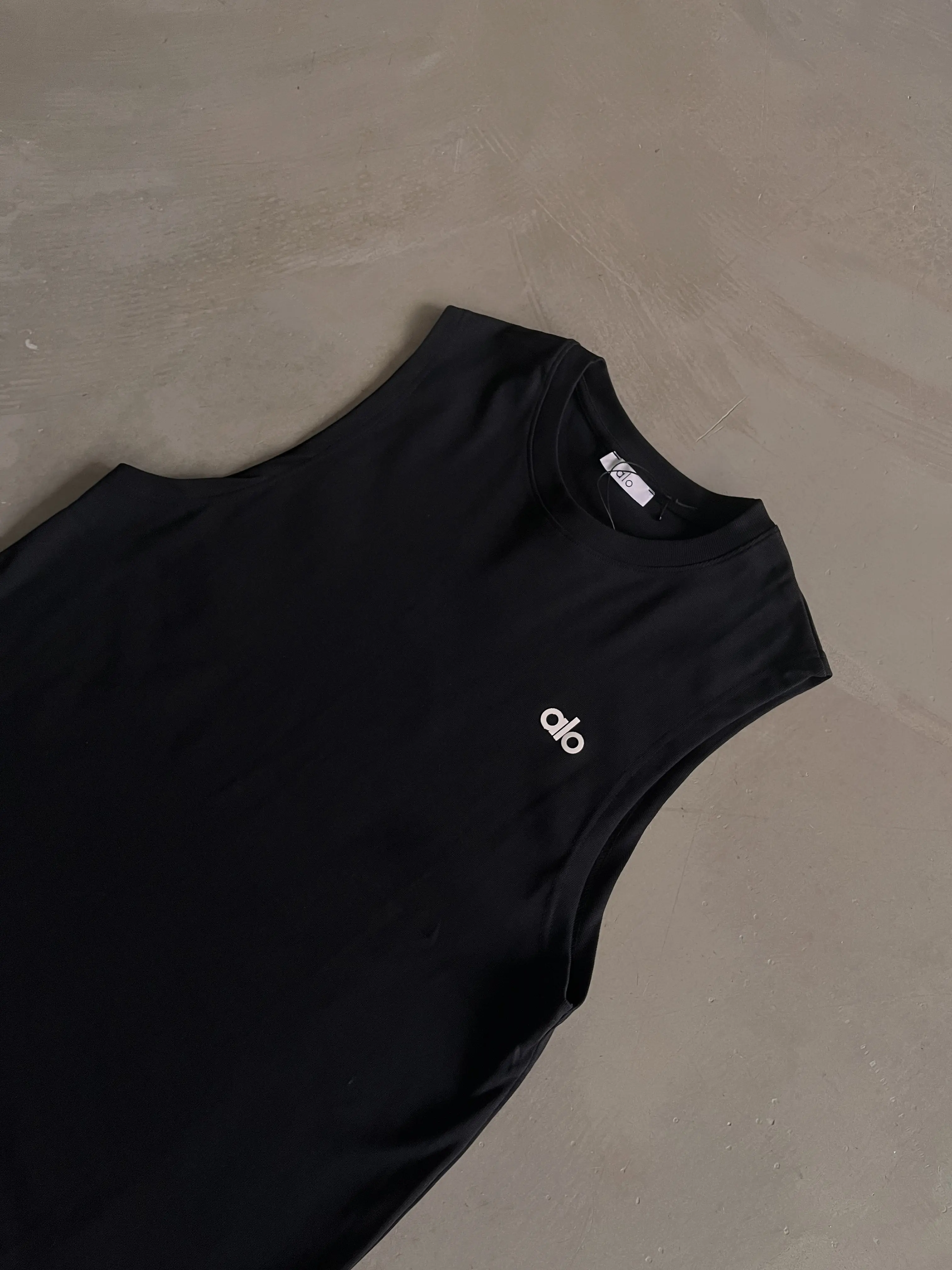 Baskı Detaylı Sıfır Kol T-Shirt