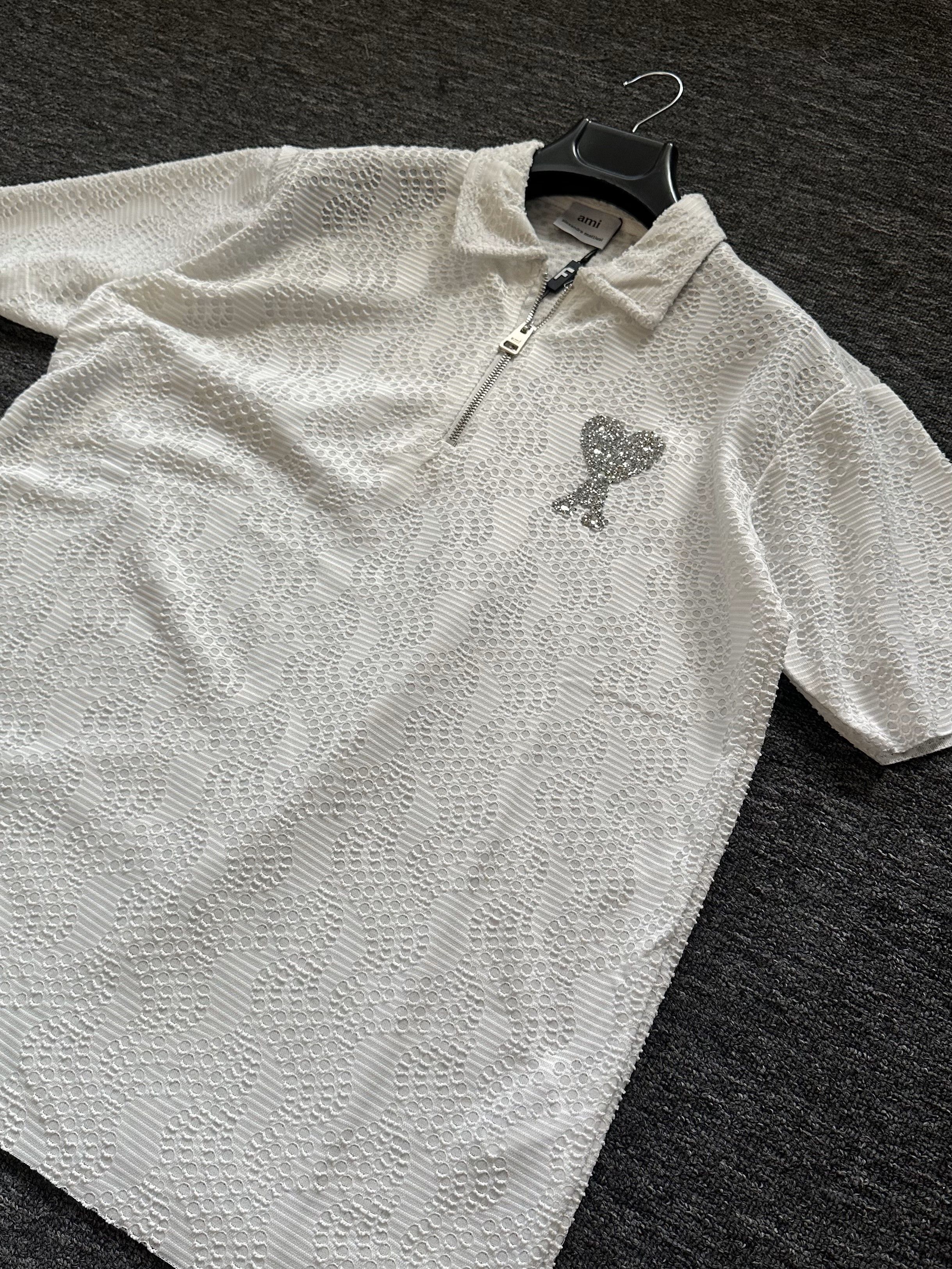 Premium Taşlı Triko Polo Yaka Tee