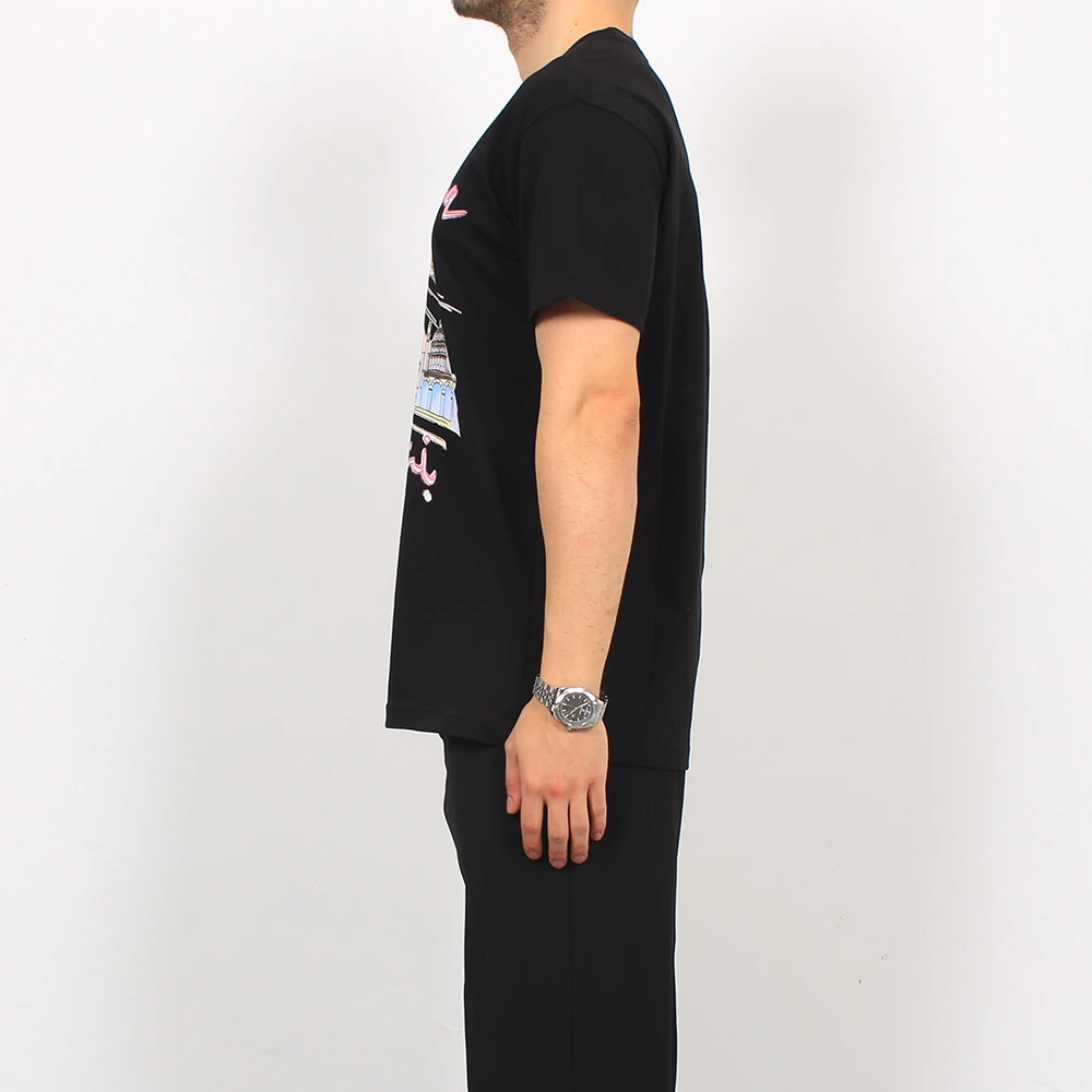 Göğüs Baskı Detaylı T-Shirt