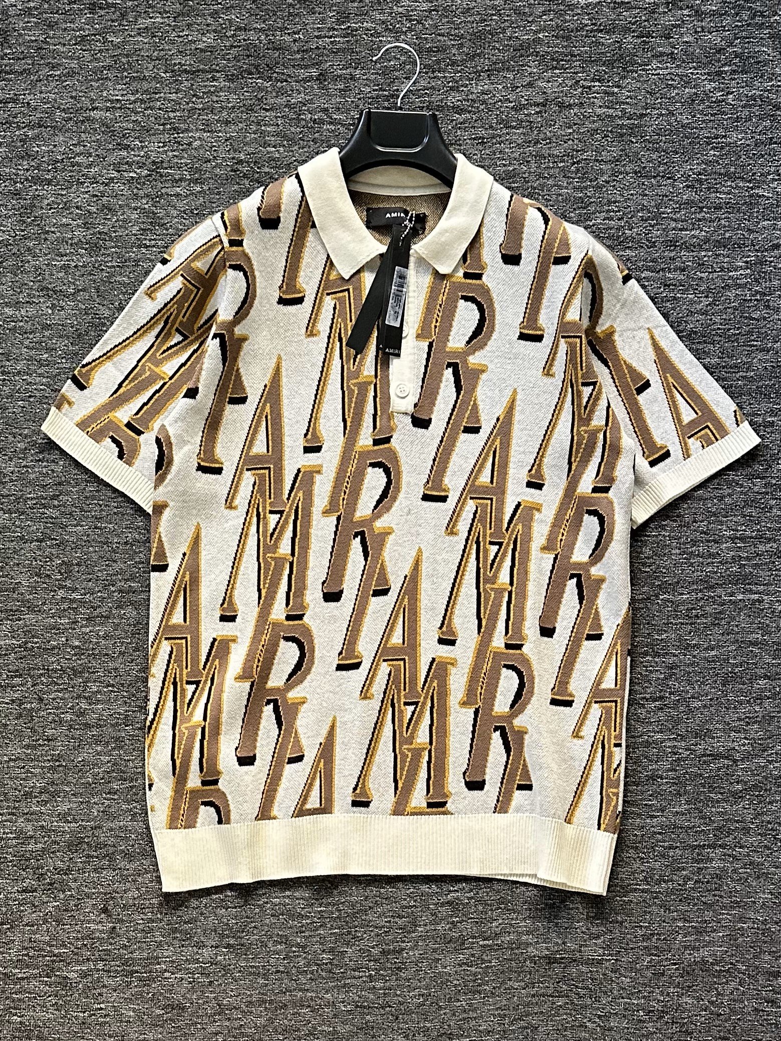 Premium Desenli Triko Polo Yaka 