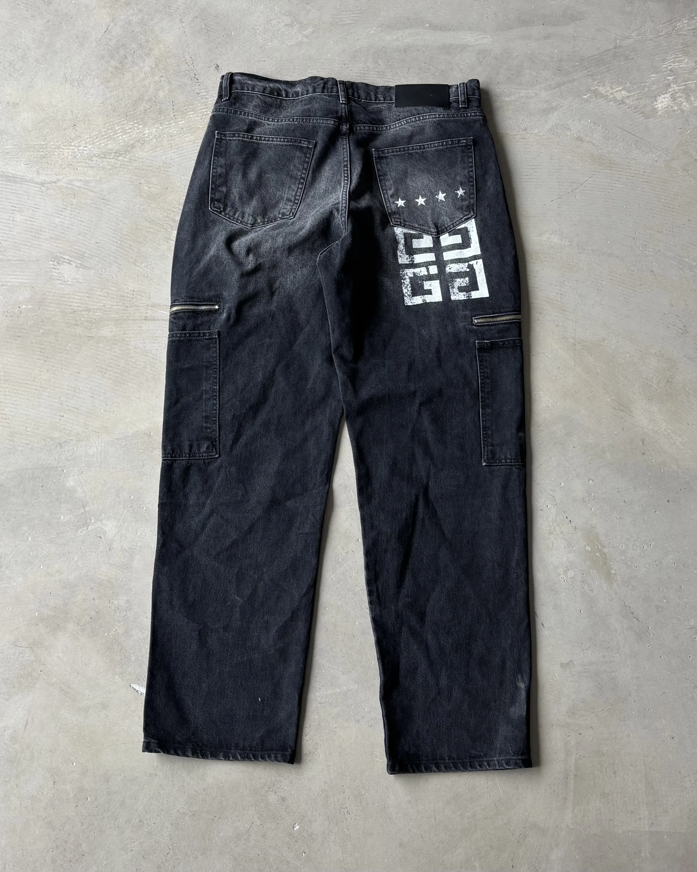 Yan Cep Detaylı arka Baskılı Pantolon