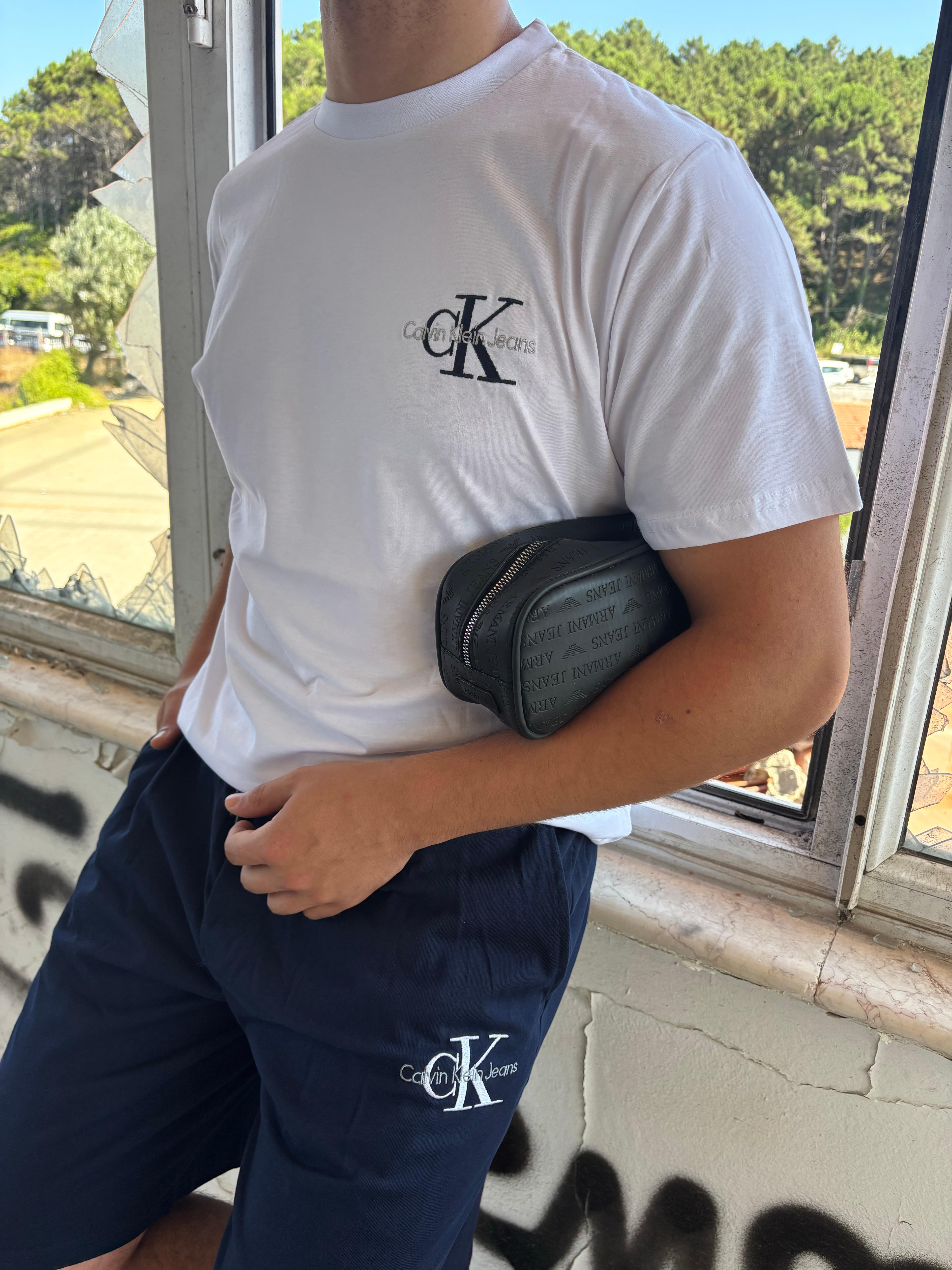 CK Nakışlı Premium Şort Takım