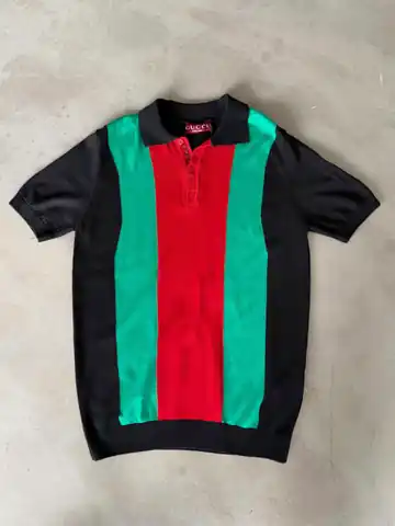 Şerit Detaylı Polo Yaka T-Shirt