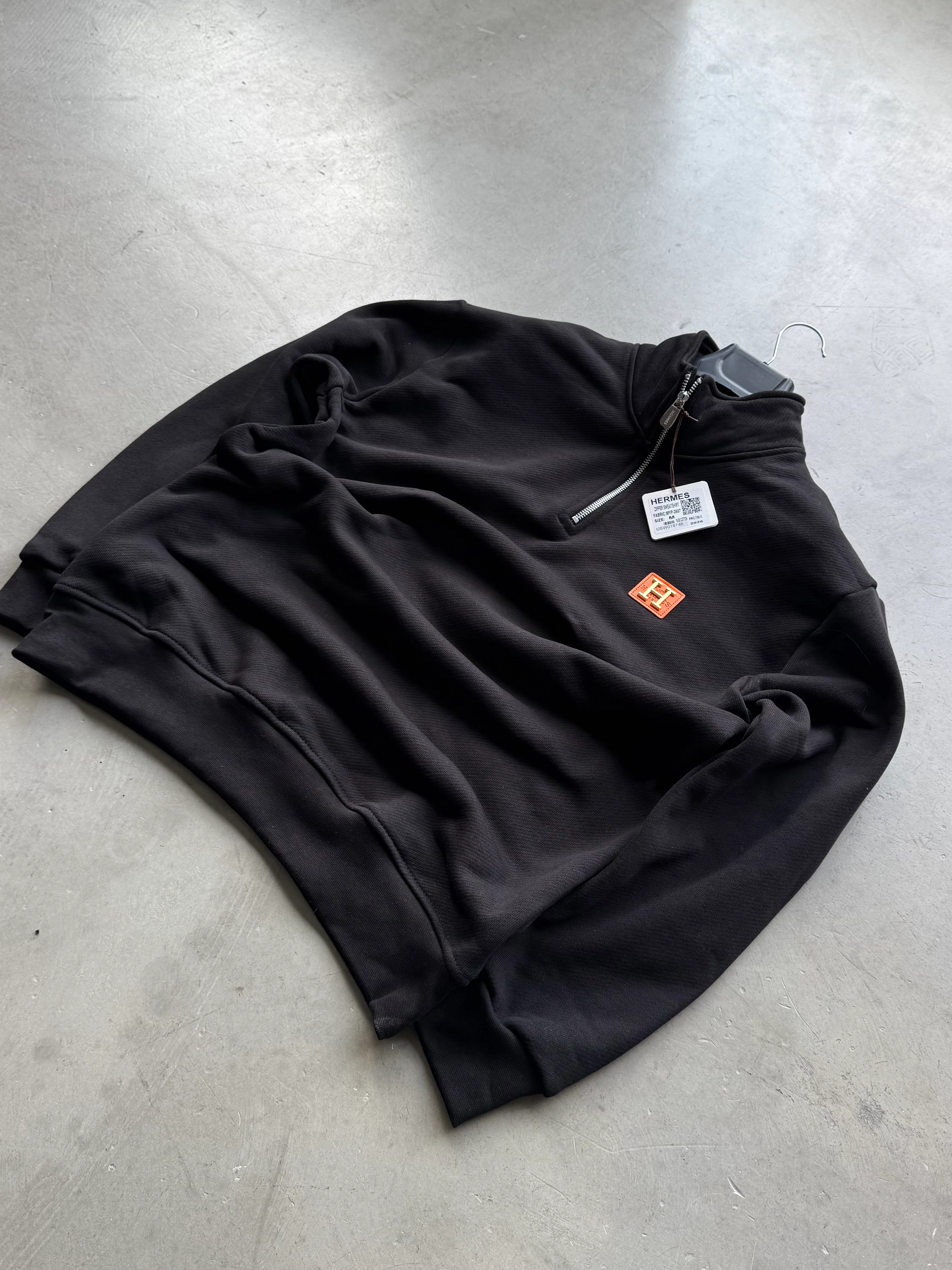 HM Premium Yarım Fermuar Sweatshirt