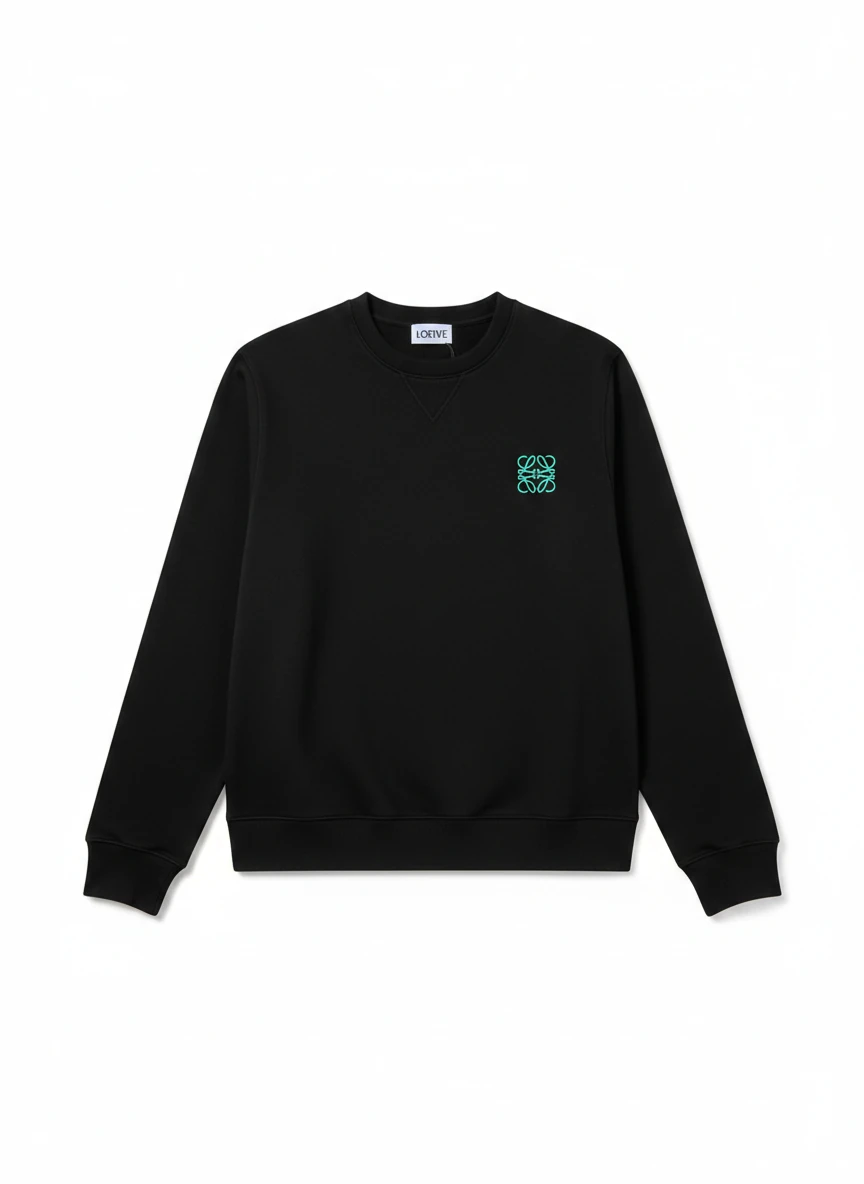 Premium Sol Baskılı Sweatshirt