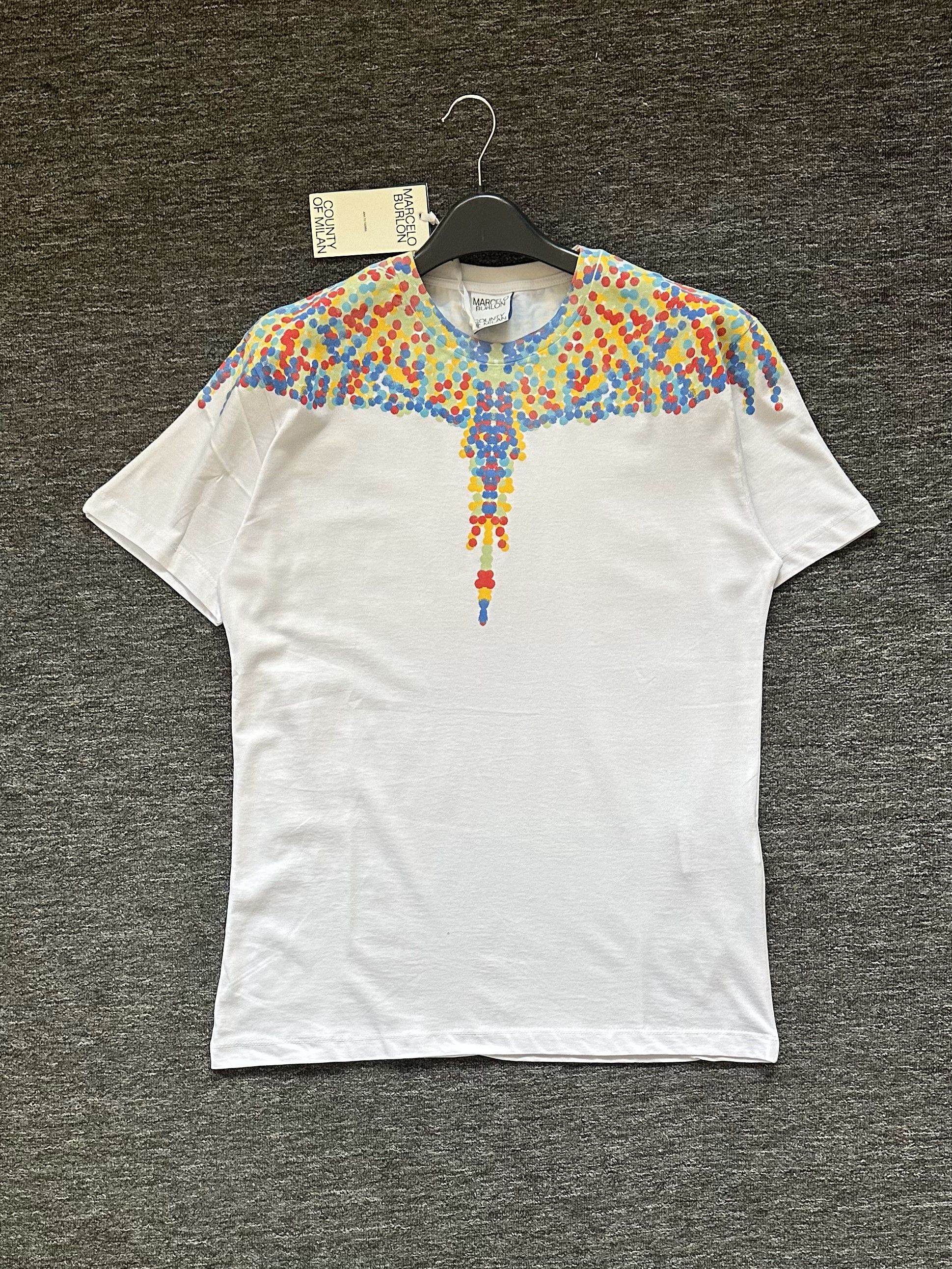 Premium Omuz Baskılı Tee - Bubble Patern
