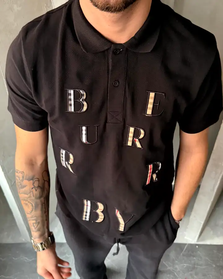 Full Harf Detaylı Polo Yaka T-Shirt