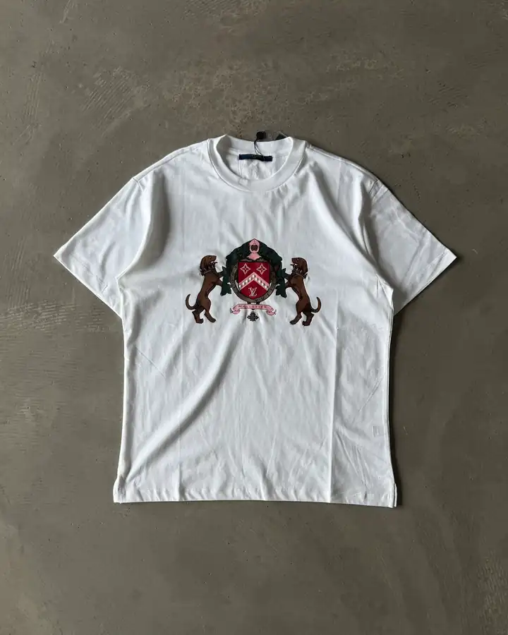 Malletier Köpek Baskılı Basic T-Shirt