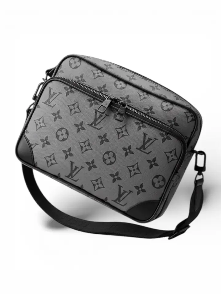 Büyük Kol Çantası - Gri Logolu