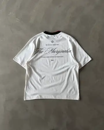 Arka Baskılı " The Marginalia " Basic T-Shirt