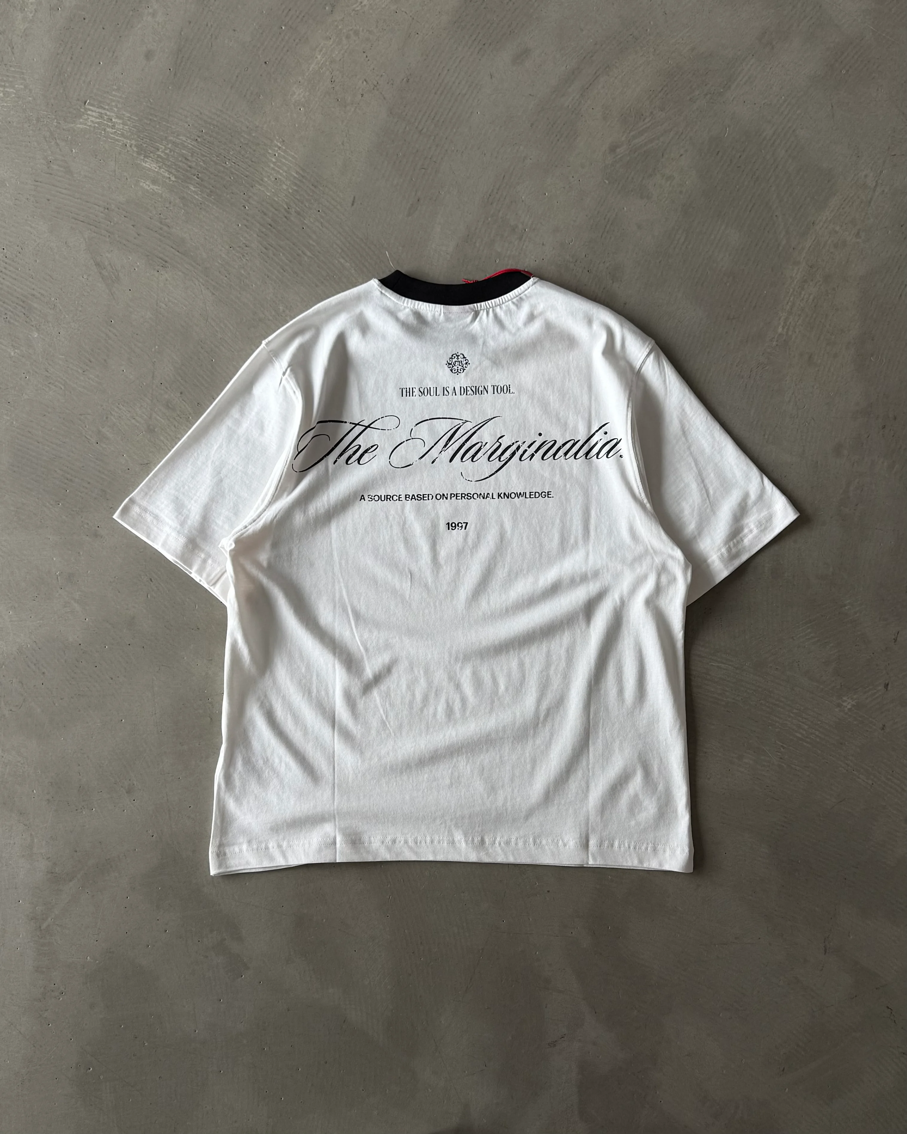 Arka Baskılı " The Marginalia " Basic T-Shirt