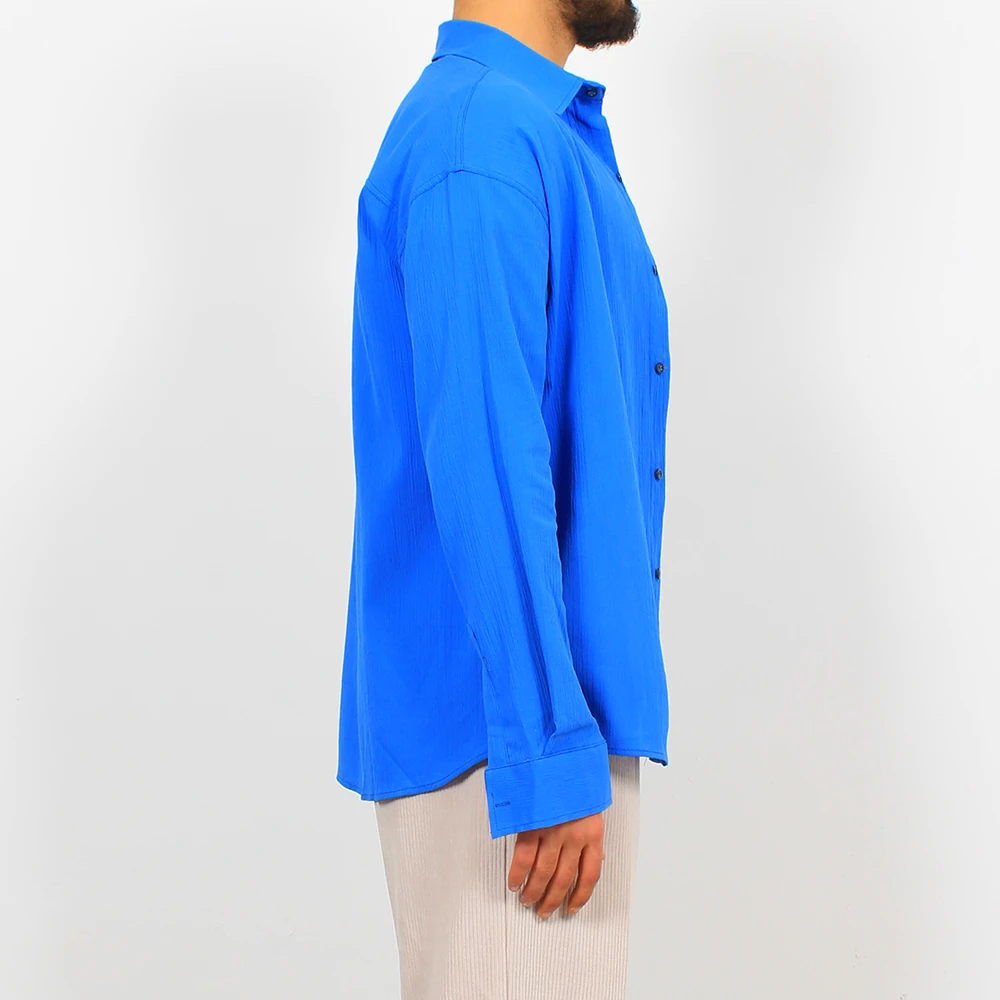 Krinkle Şile Bezi Oversize Gömlek