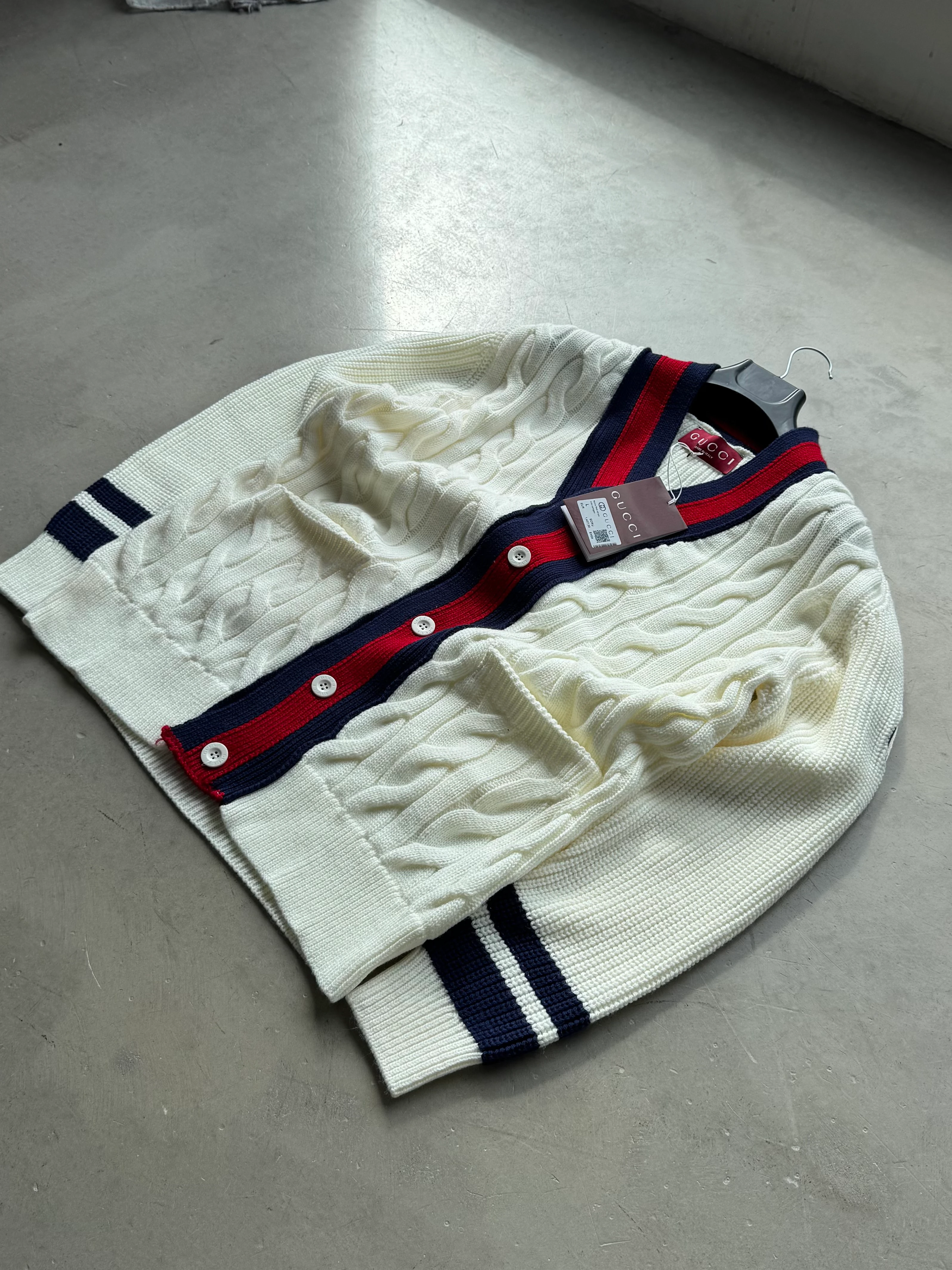 GCC Premium Desenli Düğmeli Triko