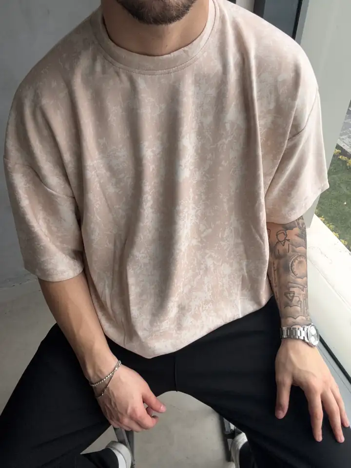 Oysho Yıkamalı Efekt Relax Fit T-Shirt – Çok Renk Seçenekli | Modern ve Rahat Stil