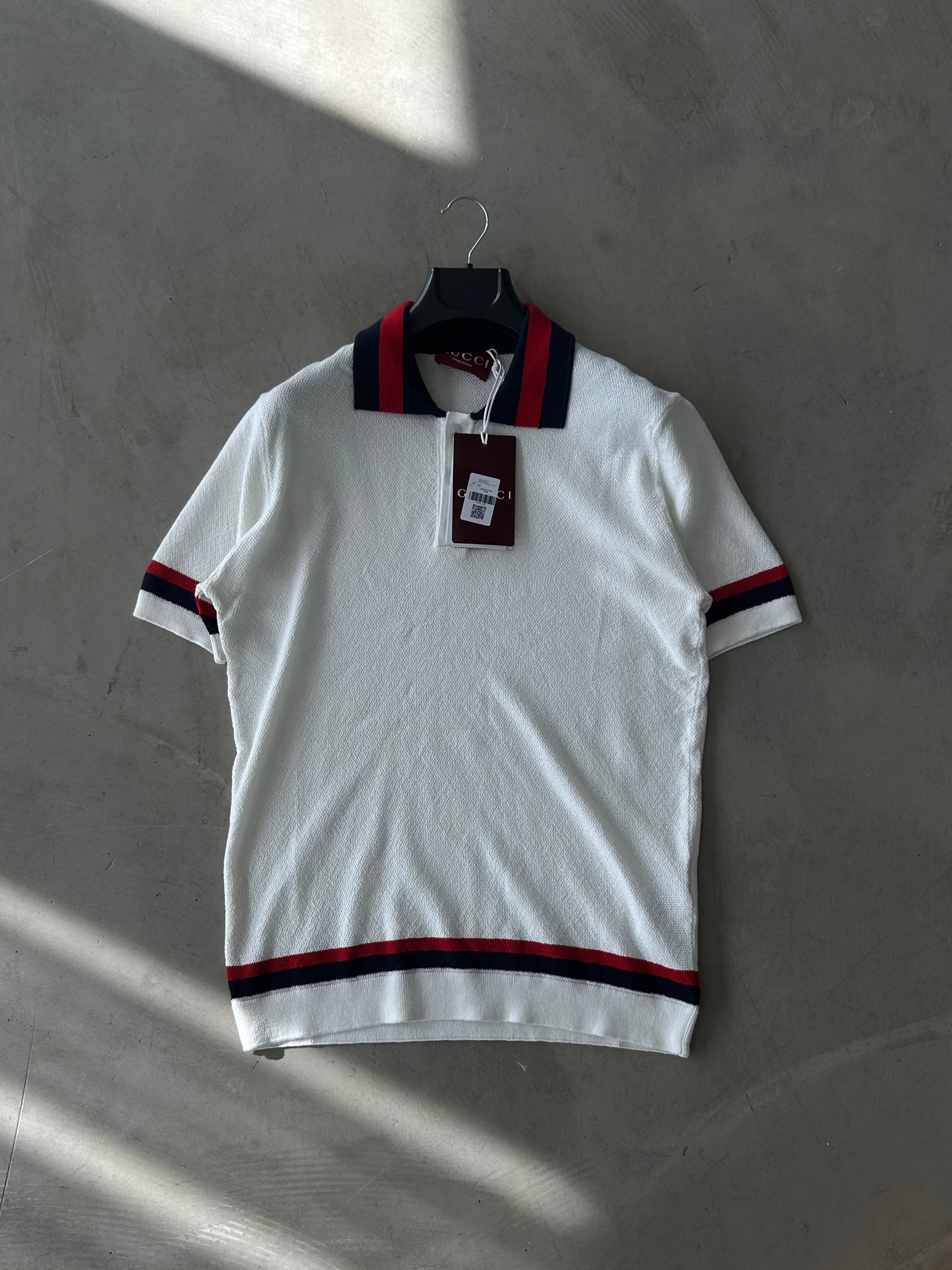 GCC Premium Triko Polo Yaka Tee - Beyaz