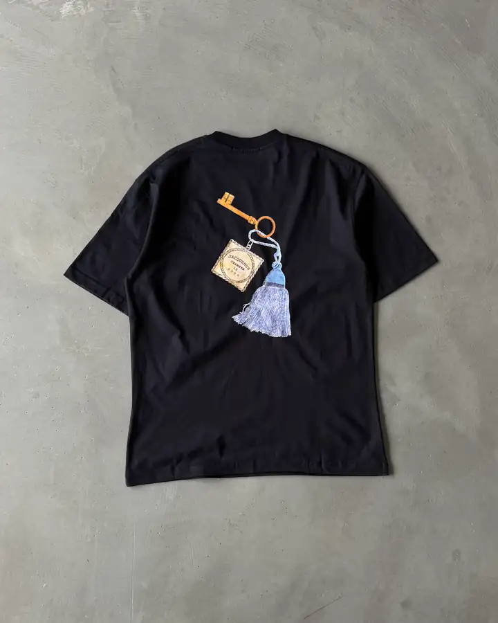 Arka Baskılı Kısa Kollu T-Shirt