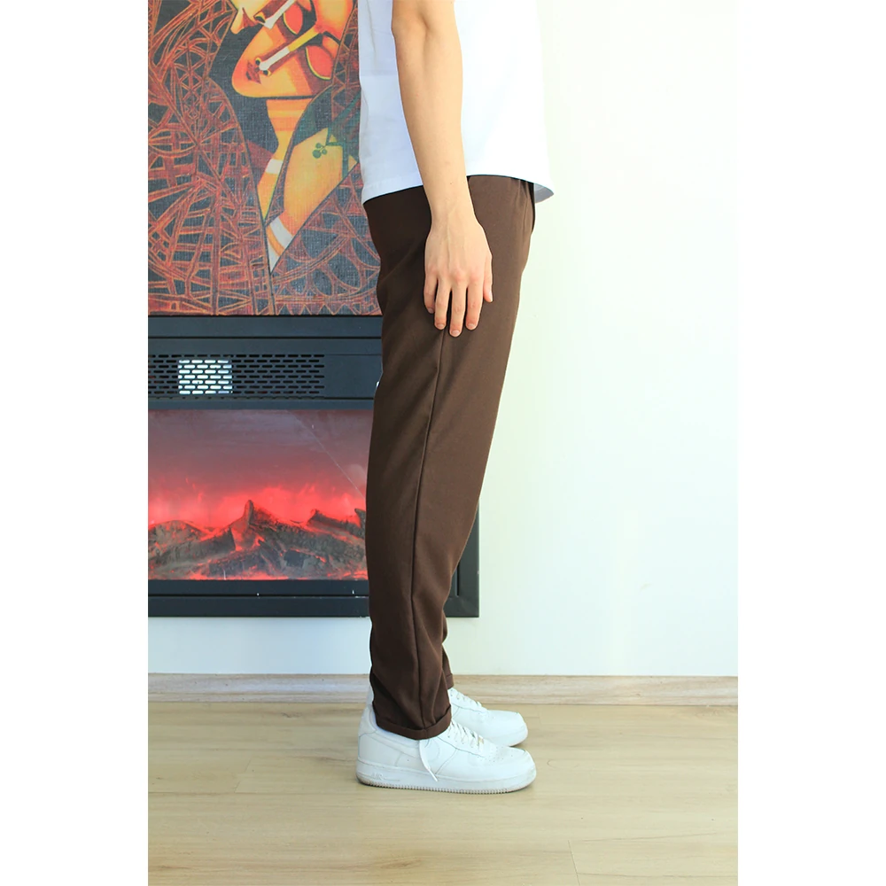 Pileli Basic Kumaş Pantolon