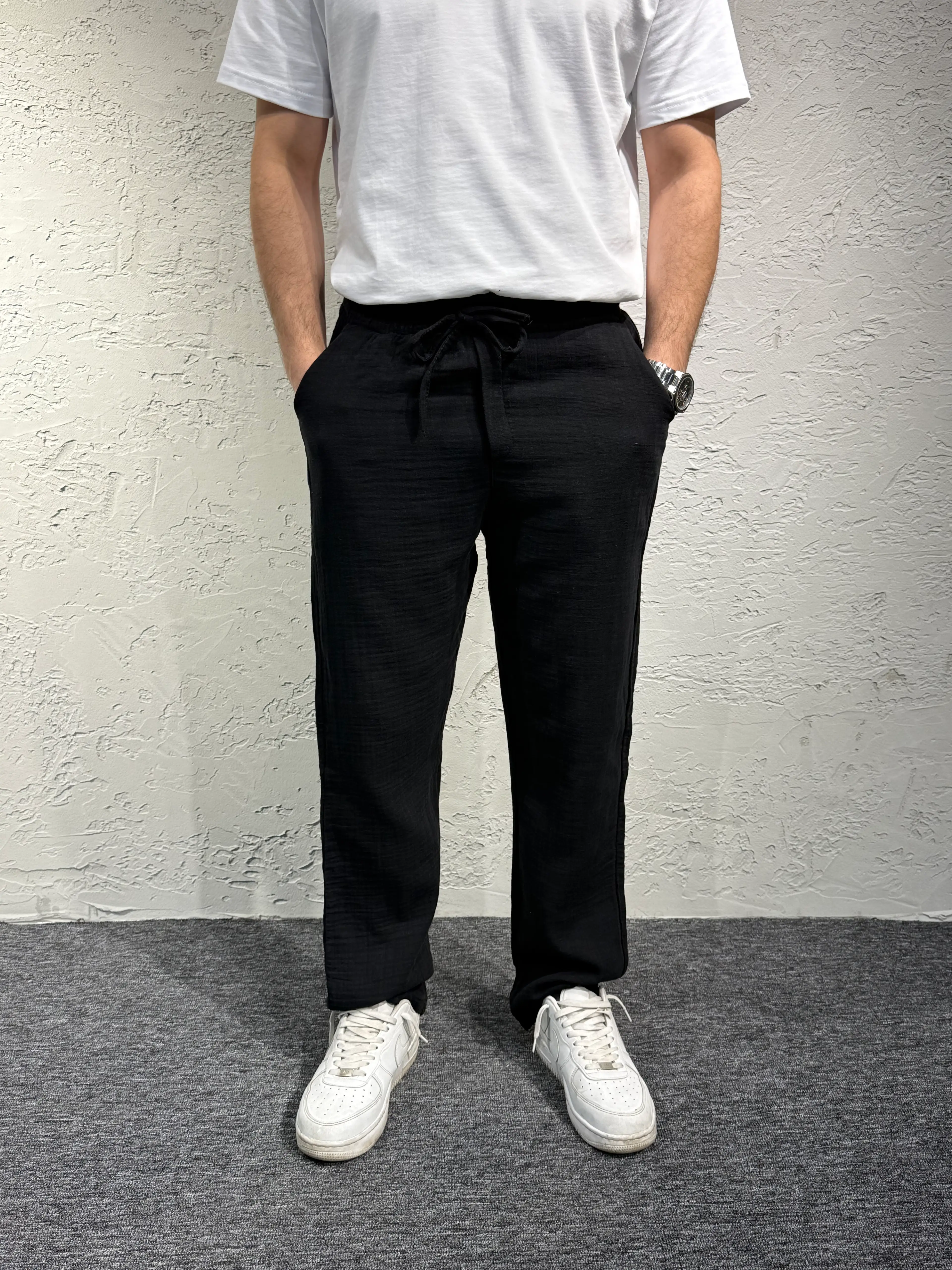 Müslin Kumaş Relax Pantolon