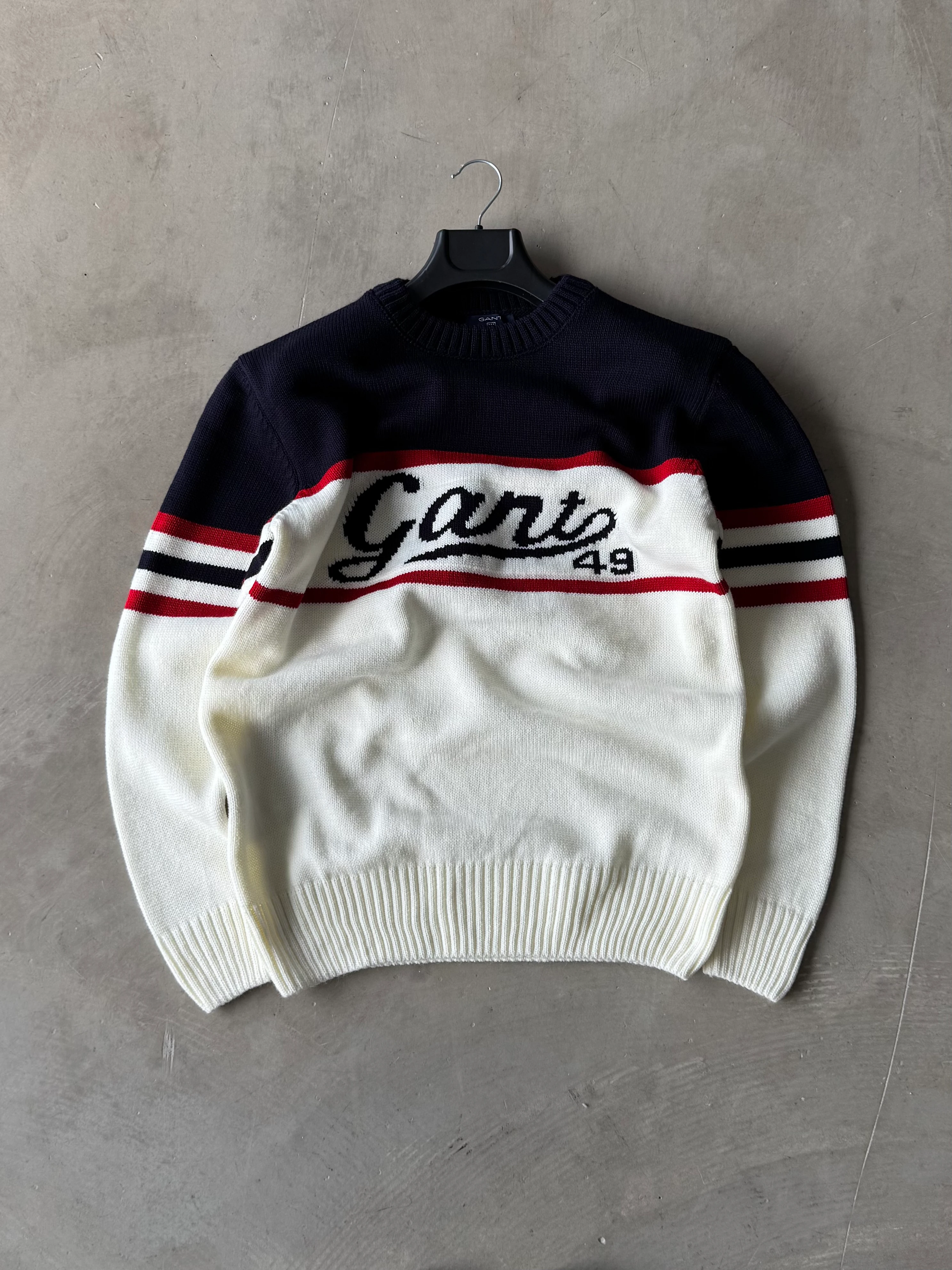 GNT Premium Desenli Triko - Beyaz